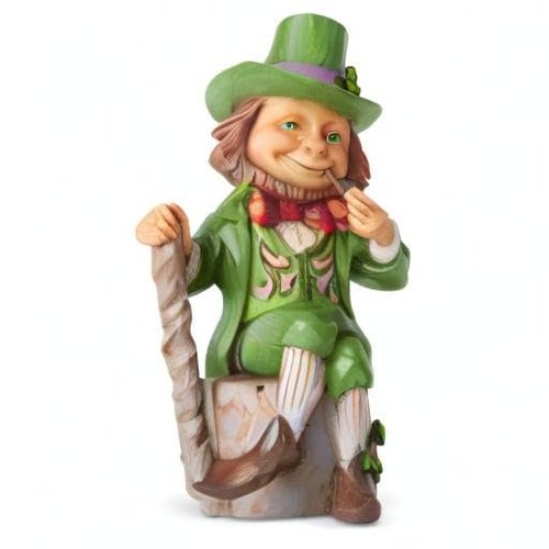 Enesco Jim Shore Heartwood Creek Leprechaun Pint Sized Figurine, 5.5 Inch, Multicolor