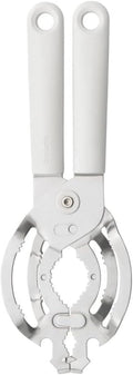 Brabantia Tasty+ Universal Can & Bottle Opener - Easy Grip Design for All Sizes | Light Grey