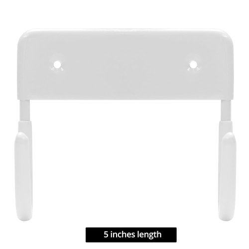 QWORK Ironing Board Wall Mount - Heavy Duty Ironing Board Hanger with 5 Inch Length, Iron Board Hook Wall Mount
