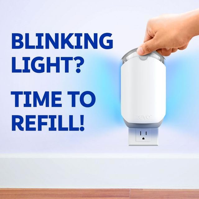 Zevo Flying Insect Trap & Cartridge - Plug in Fly Trap & Indoor Bug Catcher for Gnats, House & Fruit Flies - Mess-Free - Use in Any Room - Uses Blue & UV Light (1 Plug in Device & 1 Cartridge)