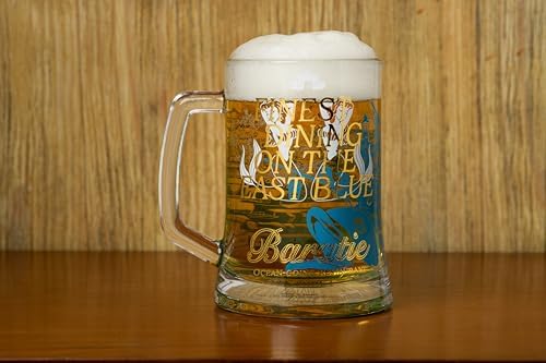 Paladone One Piece Baratie Glass Stein with Handle 500ml, Officially Licensed Netflix Anime Pop Culture Merchandise for Fans