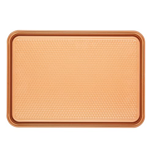 Ayesha Curry Kitchenware Bakeware Nonstick Baking Cookie, Loaf, Cake Pan Set, 7-Piece, Copper