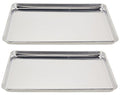 Vollrath (5303) Wear-Ever Half-Size Sheet Pans, Set of 2 (18-Inch x 13-Inch x 1-Inch, Aluminum)