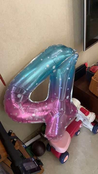 Starry Sky 40-Inch Number 1 Balloon - Shiny First Birthday Decoration for Baby Boy/Girl