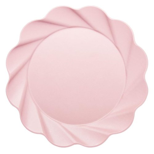 Sophistiplate Eco-Friendly Compostable Dinner Plates - Made of Bamboo Wood Fiber, and Sugarcane- Biodegradable and Disposable Party Plates- Sturdy & Heavy Duty - Pack of 16