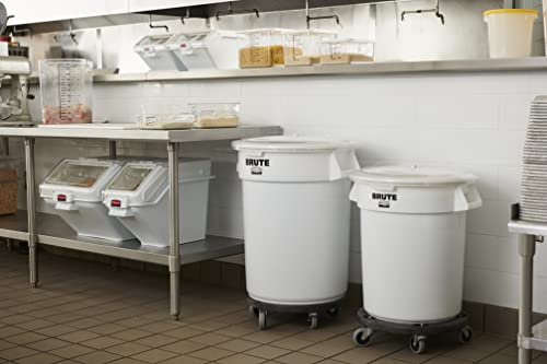 Rubbermaid Commercial Products Space Saving Square Food Storage Container 6 Quart Clear for Kitchen/Sous Vide/Meal Prep