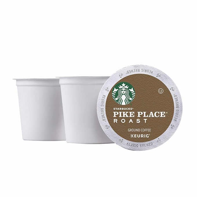 Starbucks Pike Place Medium Roast K-Cup Pods - Rich Flavor | 72 Count Pack