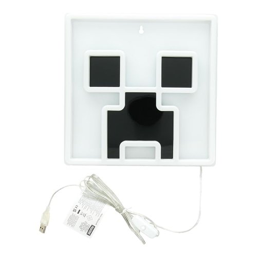 Creeper Iconic LED Wall-Mountable Light Officially Licensed Minecraft Room Decor for Boys and Girls, Gamer Night Light in Vibrant Green | Paladone