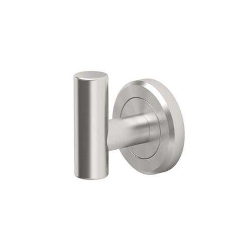 Gatco 4295 Latitude II Robe Hook, Wall Mounted Bathroom Towel & Robe Hook, Satin Nickel, 2.1" L x 2" W x 2.2" H