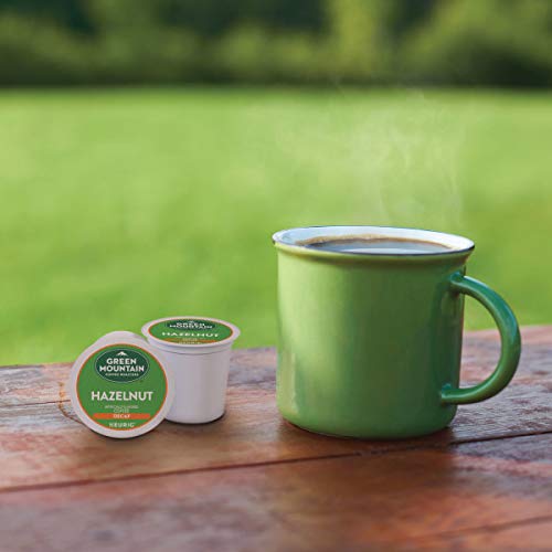 Green Mountain Coffee Roasters Hazelnut Decaf Keurig Single-Serve K-Cup pods, Light Roast Coffee, 72 Count
