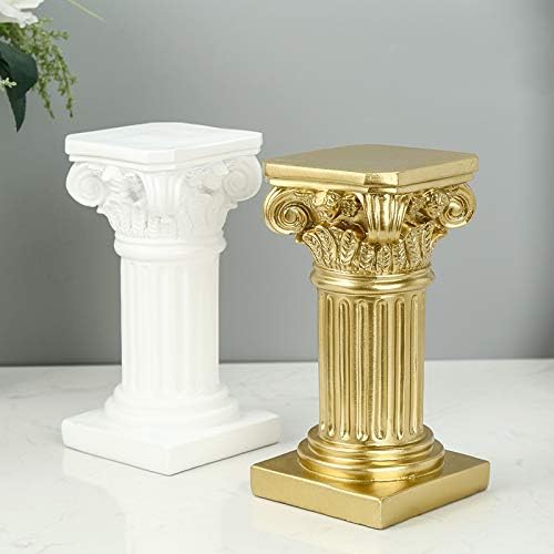Regine Switzerland Mini Roman Pillar Greek Column - Classic Resin Architectural Sculpture for Home & Garden Decor