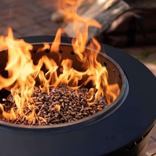 TIKI Wood Pack – 2-Pack Wood Pellets for Smokeless Fire Pits, Easy-to-Use Fire Pit Fuel for Outdoor Heating & Camping, 30+ Minute Burn Time, Made in The USA