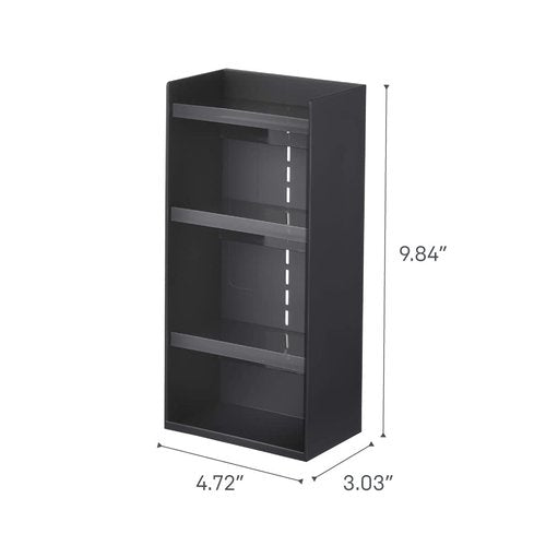 Yamazaki Home Tower Jewelry & Makeup Organizer, Standup Cosmetic Storage Box, Display Case - Flat - Abs Plastic