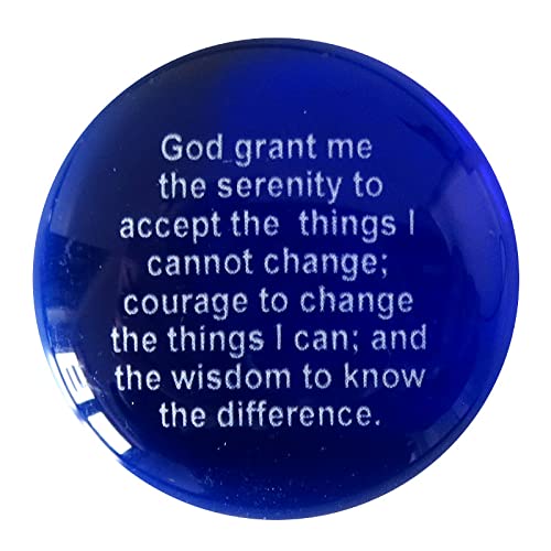The Serenity Prayer Glass Stones, Set of 24