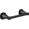 DELTA FAUCET Rubber Limited 77655-BL Stryke Wall Mount Pivot Arm Toilet Paper Holder Bath Hardware Accessory in Matte Black