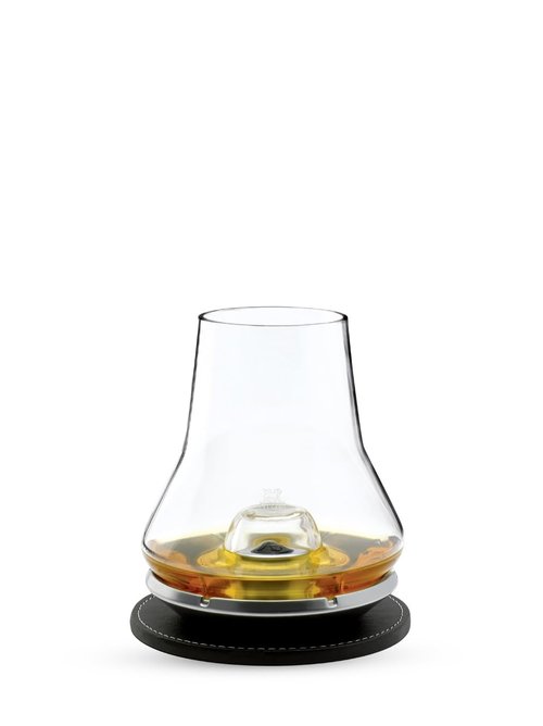 Peugeot - Les Impitoyables Set - Connoisseurs Whiskey Tasting Set with Glass, Chilling Base and Coaster - 38cl / 13oz
