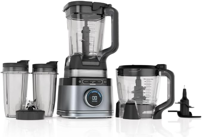 Niin-jaa Detectt 72 Oz Blender - 3 Speeds, BlendSense Technology, 1700W Crushing Blades, Silver