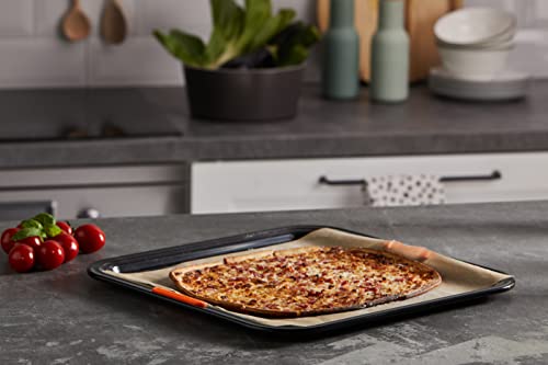 Le Creuset Non-Stick Carbon Steel Bakeware Square Baking Sheet, 31 cm, Black, 46093310010000