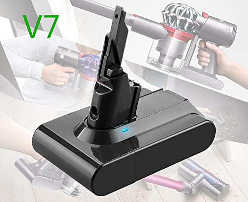 dumtuny 2000mAh Dyson 21.6V Battery for Dyson V7 Battery V7 SV11,V7 Motorhead Pro,V7 Motorhead Vacuum,V7 Total Clean,V7 Trigger, V7 Fluffy,V7 Extra,18650Rechargeable Battery