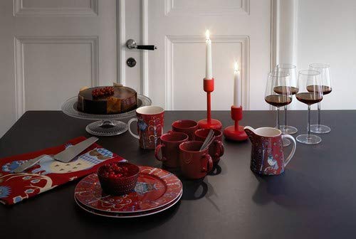 iittala Taika Plate, Red, 10.6 inches (27 cm)