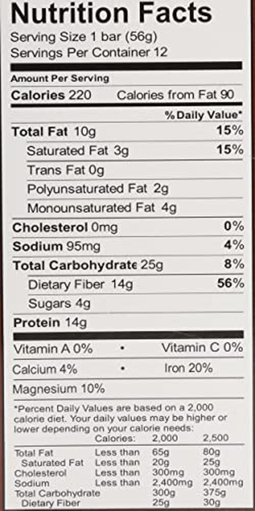 Aloha Organic Chocolate Chip Cookie Dough Protein Bars, 14g Plant-Based Protein, USDA Certified Organic, Gluten Free & Non-GMO, 1.9 Oz (Pack of 12)