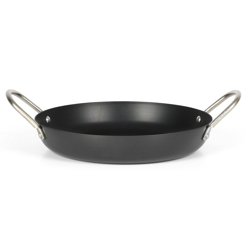 11-Inch Carbon Steel Paella Fry Pan - 2 Pack