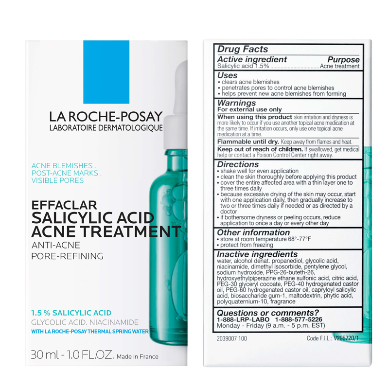 Salicylic Acid Acne Serum with Niacinamide for Clear Skin 1.0 fl oz