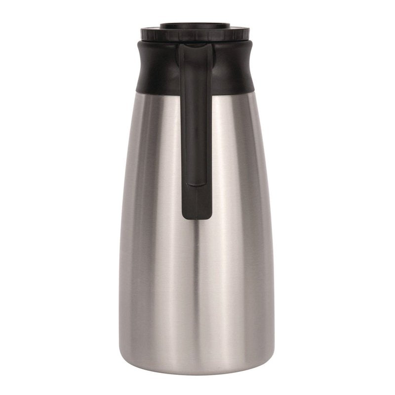 1.9 Liter Thermal Coffee Pitcher - Stainless Steel & Black