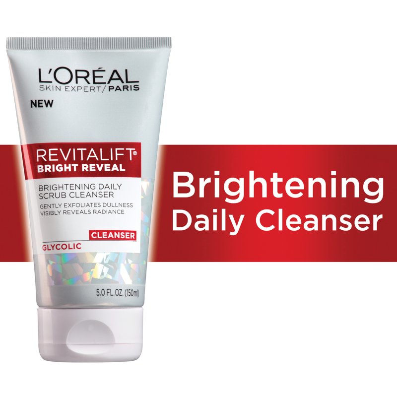 Exfoliating Glycolic Acid Facial Cleanser - Brightening Face Wash (2 Pack)