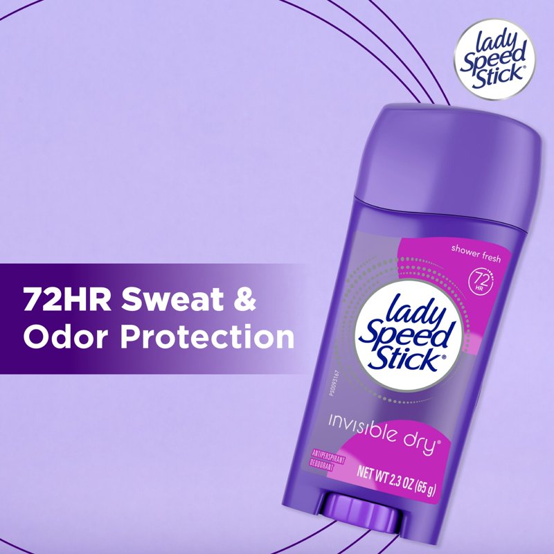 Antiperspirant Deodorant for Women, Shower Fresh Scent, 2 Pack
