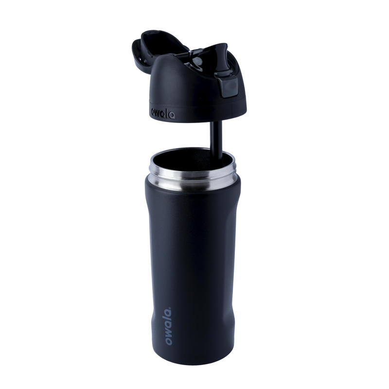 Kids 16oz FreeSip Stainless Steel Insulated Water Bottle - Black