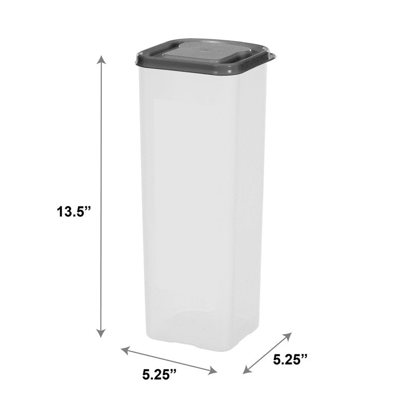 Plastic Bread Bin - 4 Pack Bread Storage Keeper with Lid