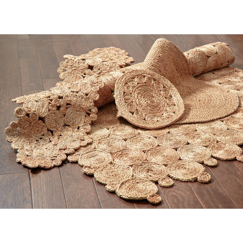 Natural Jute Table Runner - Handmade 16" x 80" Length