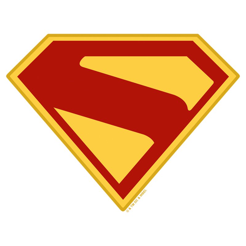 Men's Superman Shield Logo T-Shirt White XL - Official DC Fandom Apparel