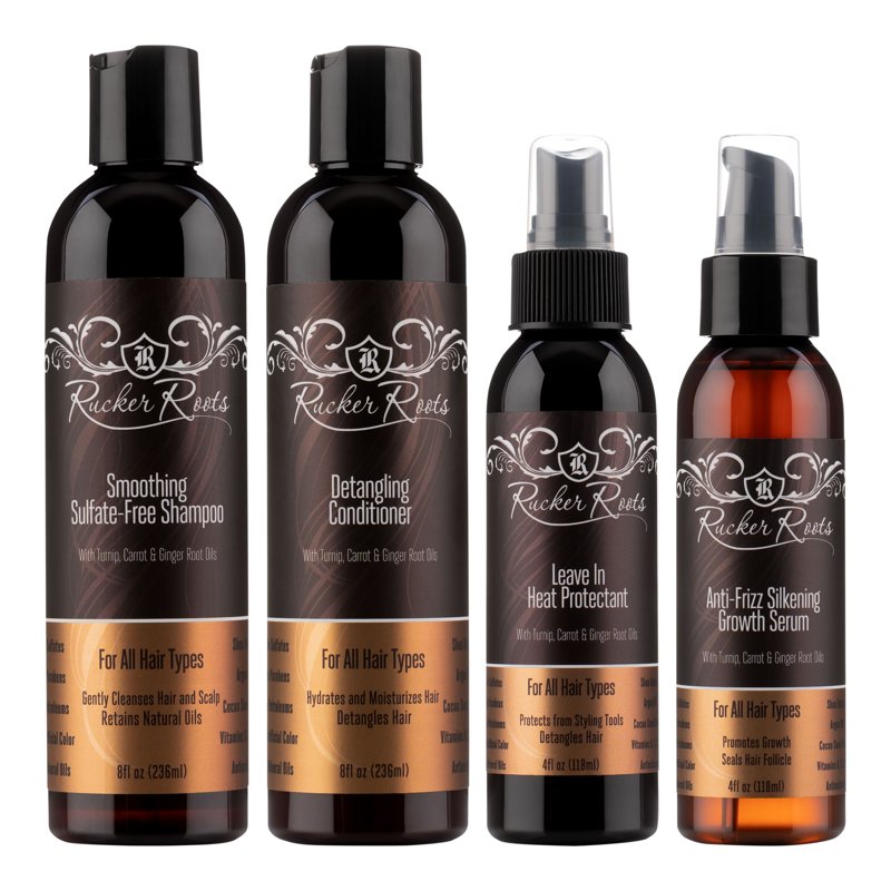 Leave-In Heat Protectant Spray with Biotin - 4oz, All Hair Types