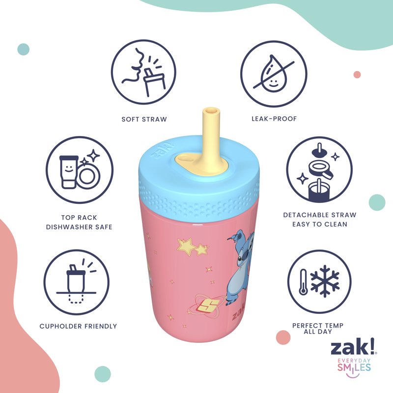 12oz Kincaid Tumbler - Stitch Design, Leak-Proof, Insulated