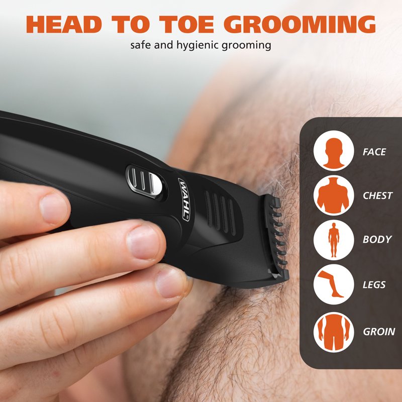 Electric Body Groomer for Men - Versatile Hair Trimmer, Model 3029843