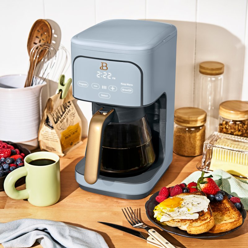 12-Cup Programmable Coffee Maker - Cornflower Blue