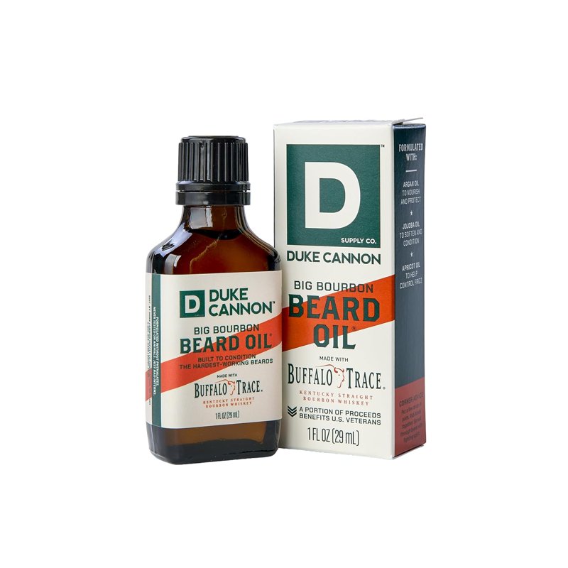 Big Bourbon Beard Oil for Men - 1 fl oz Natural Formula