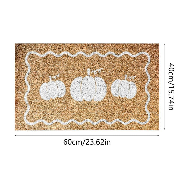 Welcome Coir Door Mat Indoor Outdoor Entrance I Small 16x24 Inch - Variation I
