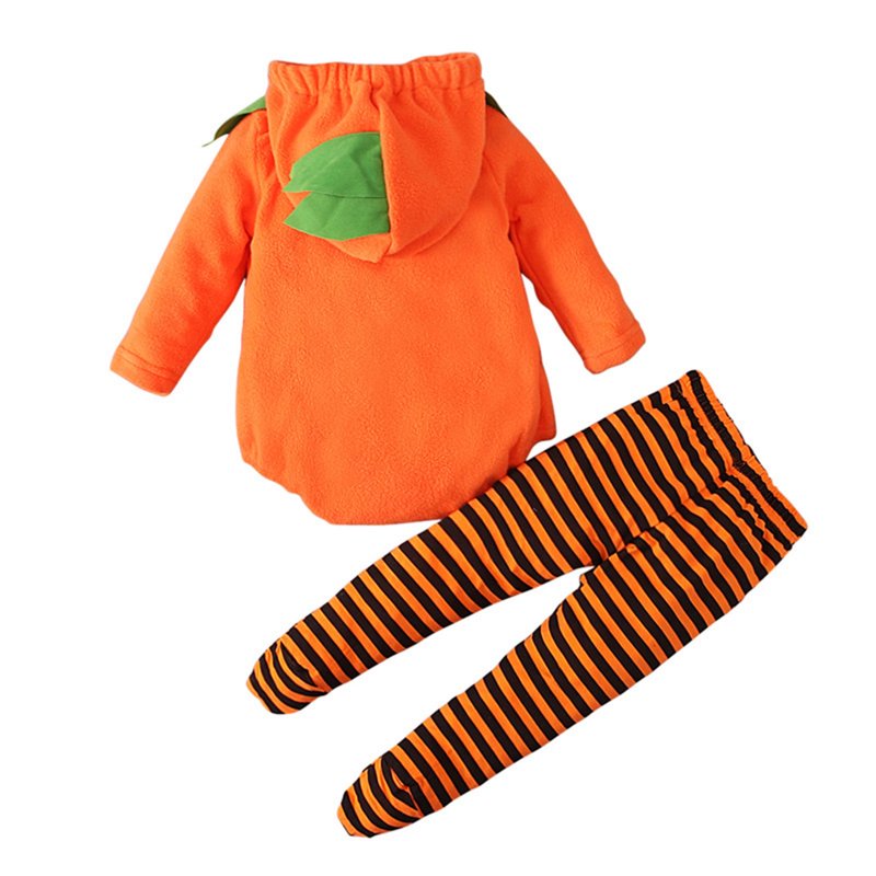 Baby Boys Halloween Bodysuit Set Z24-24Orange 12-18 Months