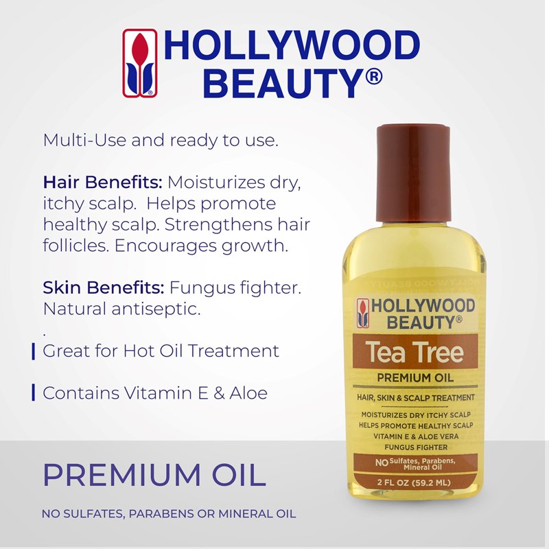 Tea Tree Oil Scalp and Skin Treatment with Vitamin E & Aloe Vera, 2 oz
