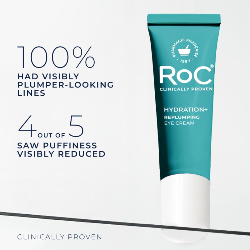Hydrating & Plumping Eye Cream with Hyaluronic Acid and Caffeine 0.5 fl oz