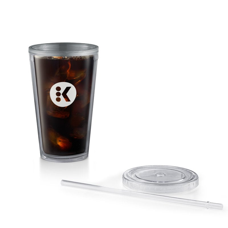 16oz Brew Over Ice Tumbler - 3 Pack, Double-Walled BPA-Free