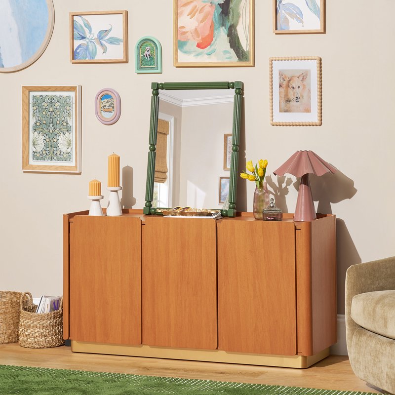 Mae TV Stand for TVs up to 70 inches - Mid-Century Modern Design
