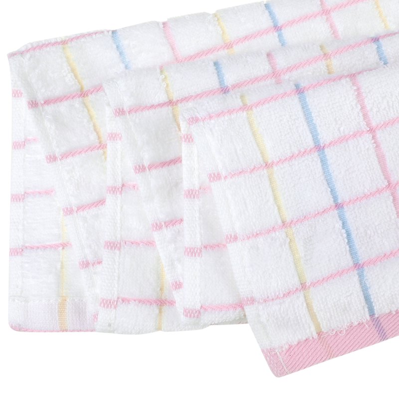Pink Hand Towels Set - Soft Absorbent Bathroom & Kitchen Towel 14x28 Inches, 2 Pack