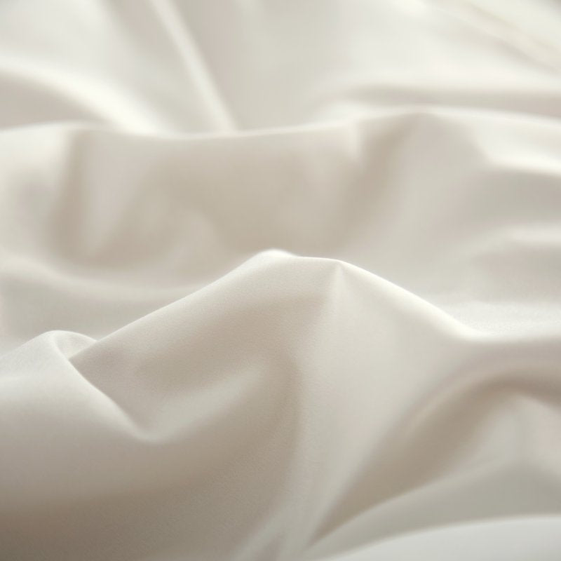Full Size Faux Rabbit Fur Duvet Set with Sham - White, 3-Piece Bedding