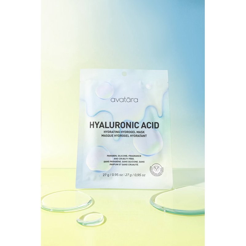 Hyaluronic Acid Hydrating Hydrogel Face Mask for Plump & Refreshed Skin