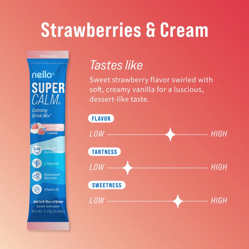 Supercalm Calming Drink Mix Variety Pack - 3 Flavors, 0.5 oz Each