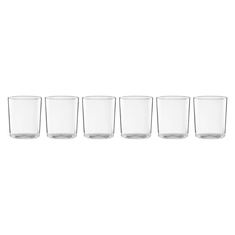 12-Piece Clear Glass Stackables Drinkware Set - Entertain 365